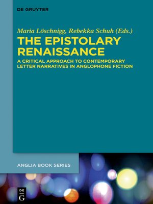 cover image of The Epistolary Renaissance